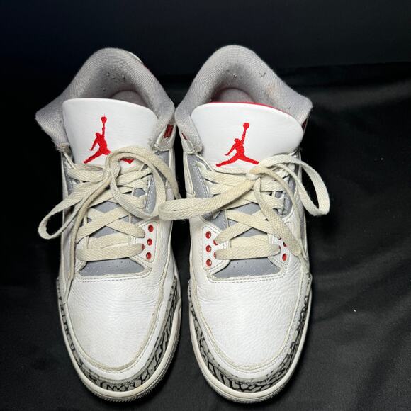 Size 8 - Nike Air Jordan 3 Retro Fire Red 2022 Men's Shoes - Picture 4 of 9